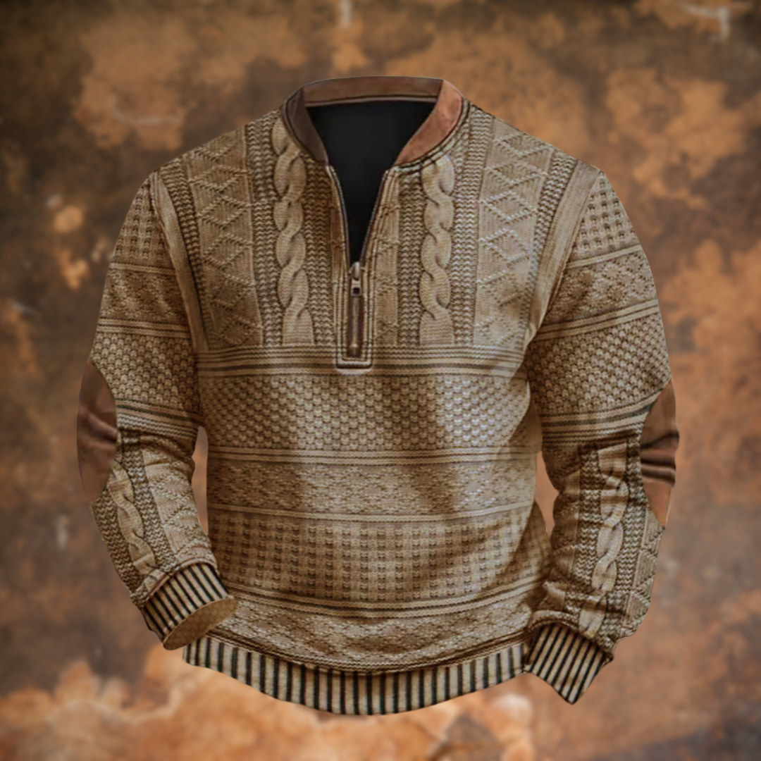 Mika München – Strickpullover mit Reißverschlussdetails