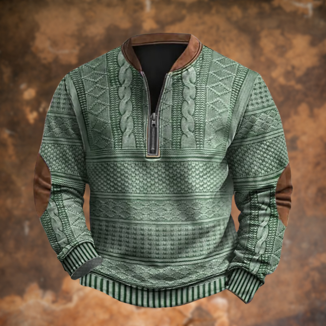Mika München – Strickpullover mit Reißverschlussdetails