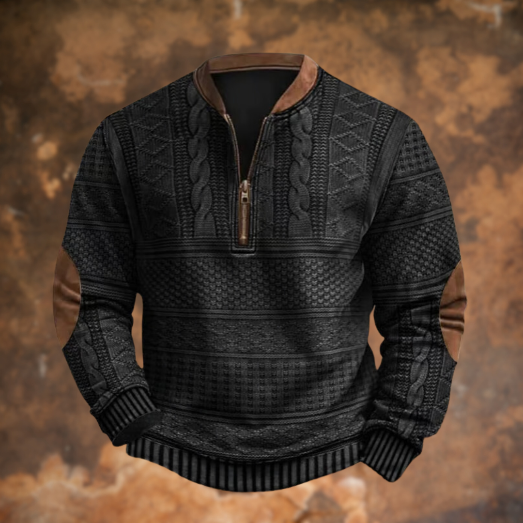 Mika München – Strickpullover mit Reißverschlussdetails