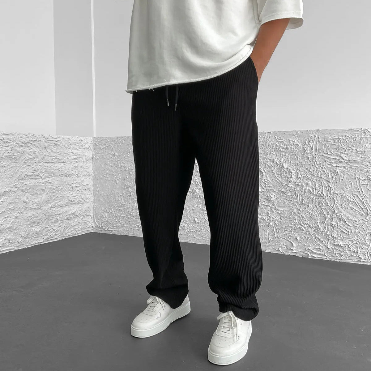 Monaco Entspannte Strickhose