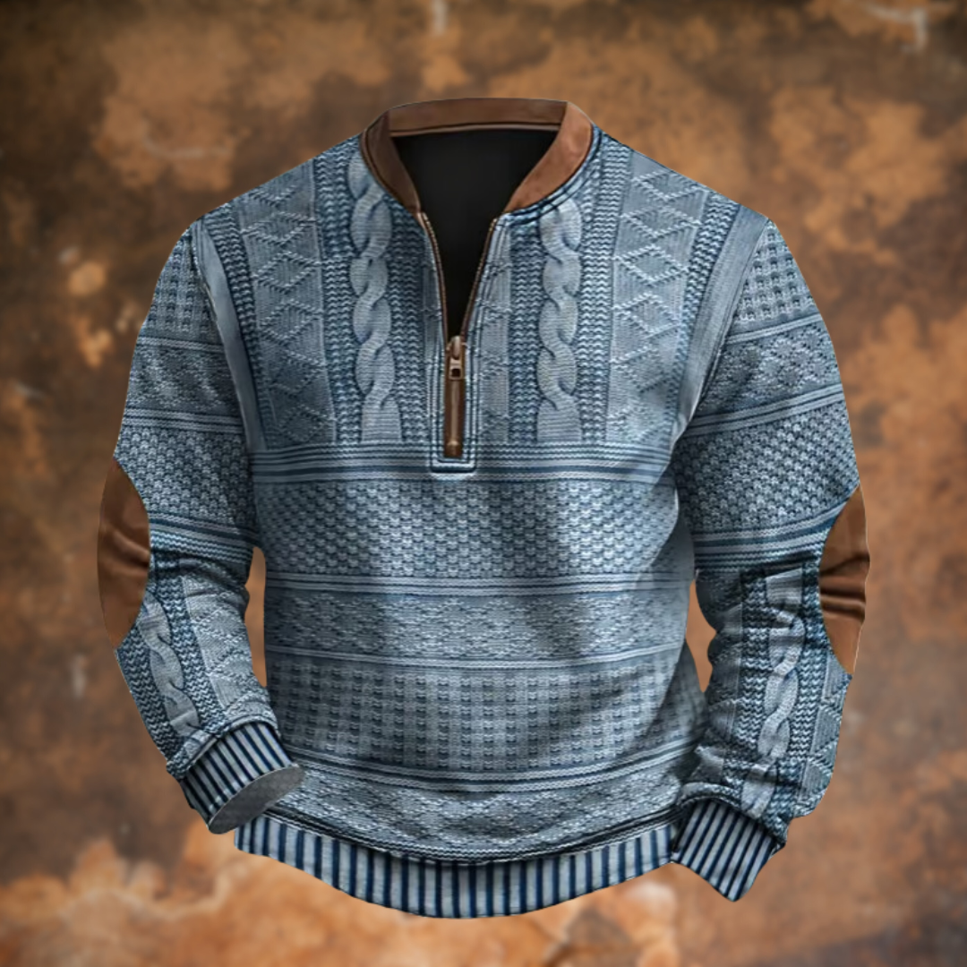 Mika München – Strickpullover mit Reißverschlussdetails