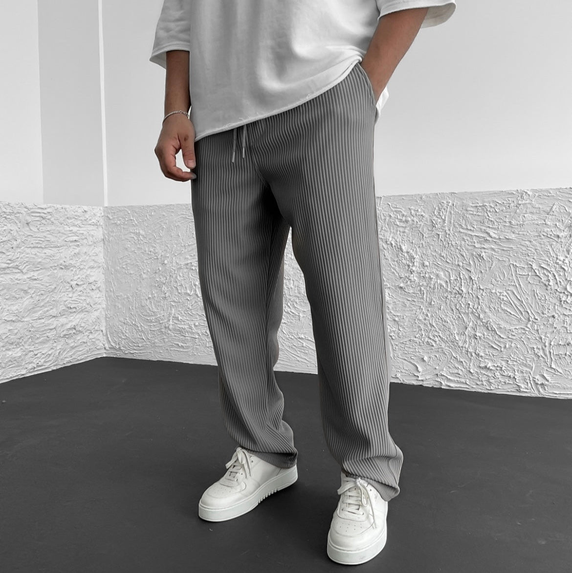 Monaco Entspannte Strickhose