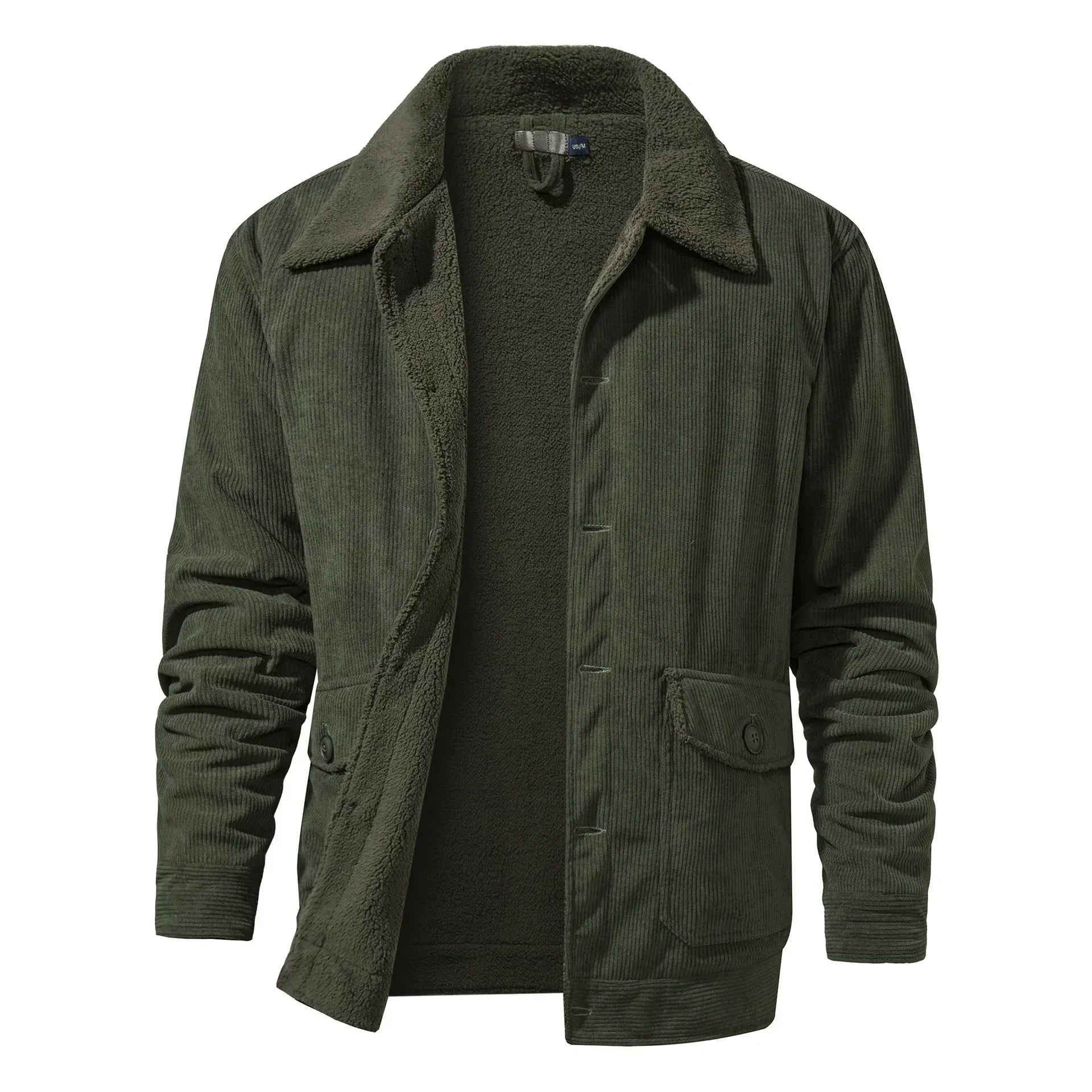 Herren-Sherpa-Fleece-Jacke
