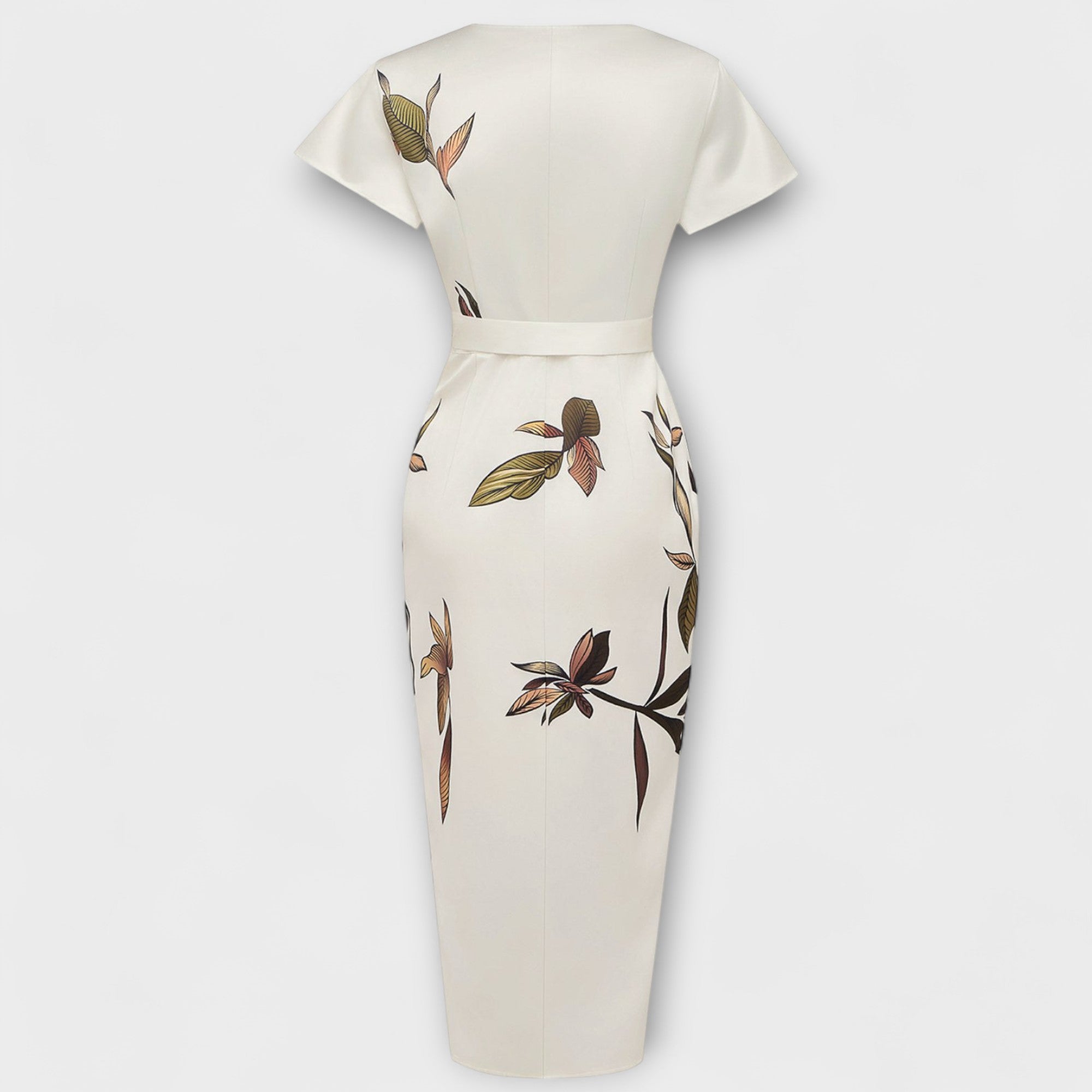 Satin Wickel-Kleid