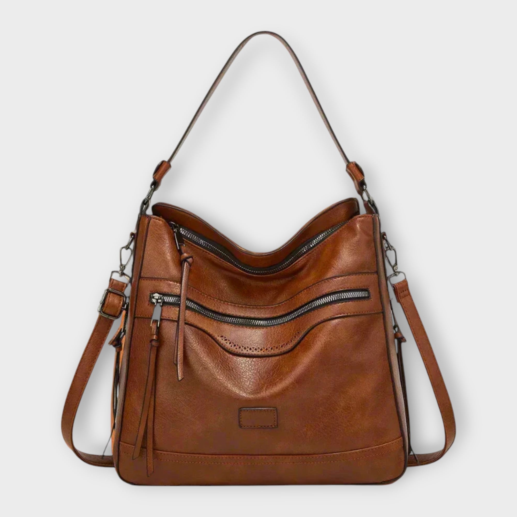 Aurora. - Klassische Retro-Schultertasche